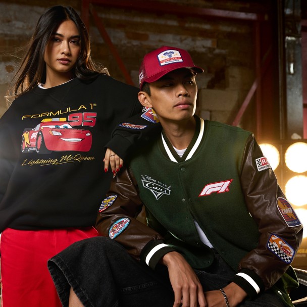Disney and Pixar's Cars with Formula 1® Lightning McQueen Varsity Jacket for Adults