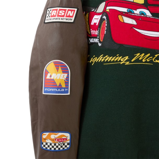Disney and Pixar's Cars with Formula 1® Lightning McQueen Varsity Jacket for Adults