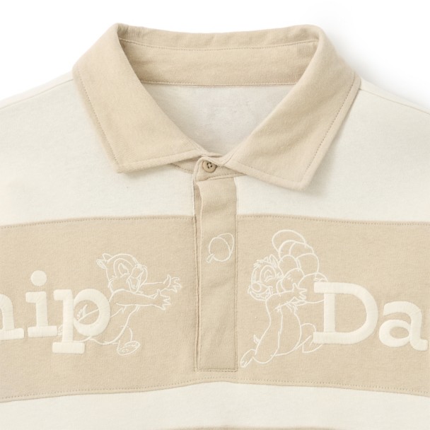 Chip 'n Dale Long Sleeve Pullover Polo Shirt for Adults by Our Universe
