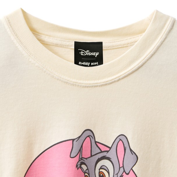 Lady and the Tramp Disney Bobby Kim T-Shirt for Adults - Ivory - Limited Time Release
