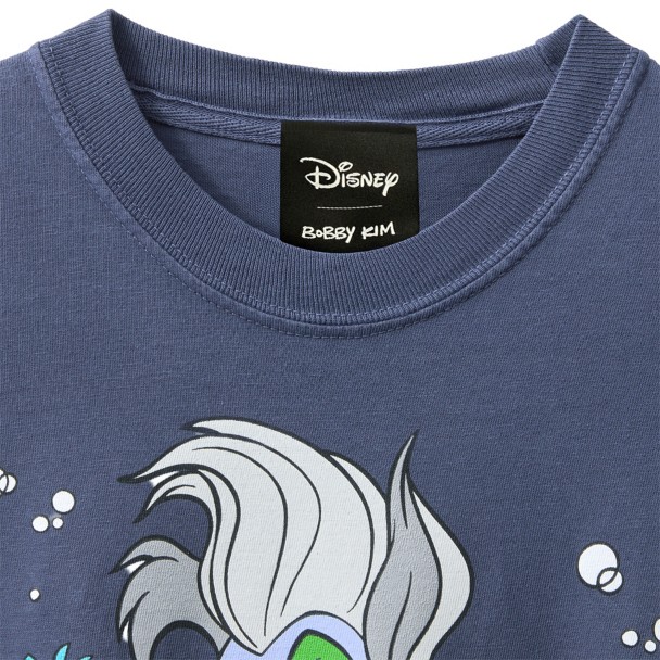 The Little Mermaid Disney  Bobby Kim T-Shirt for Adults - Navy - Limited Time Release