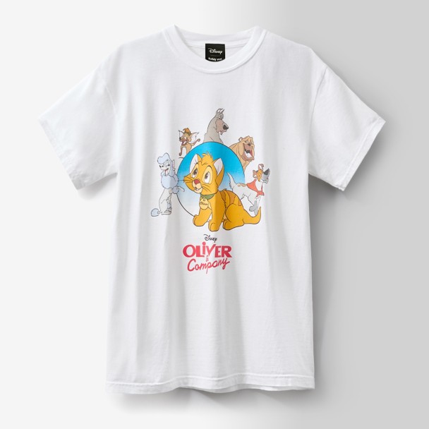 Oliver & Company Disney Bobby Kim T-Shirt for Adults – White – Limited Time Release Oliver & Company Disney Bobby Kim T-Shirt for Adults – White – Limited Time Release