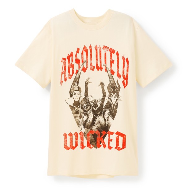 Disney Villains Fashion T-Shirt for Adults Disney Villains Fashion T-Shirt for Adults