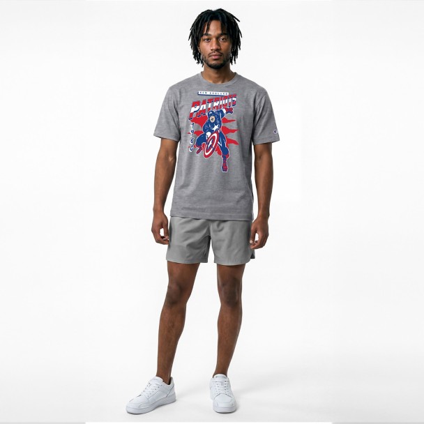 Captain America - New England Patriots T-Shirt for Adults - Disney  Champion NFL