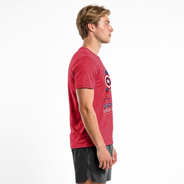 Captain America - New England Patriots T-Shirt for Adults - Disney Champion NFL