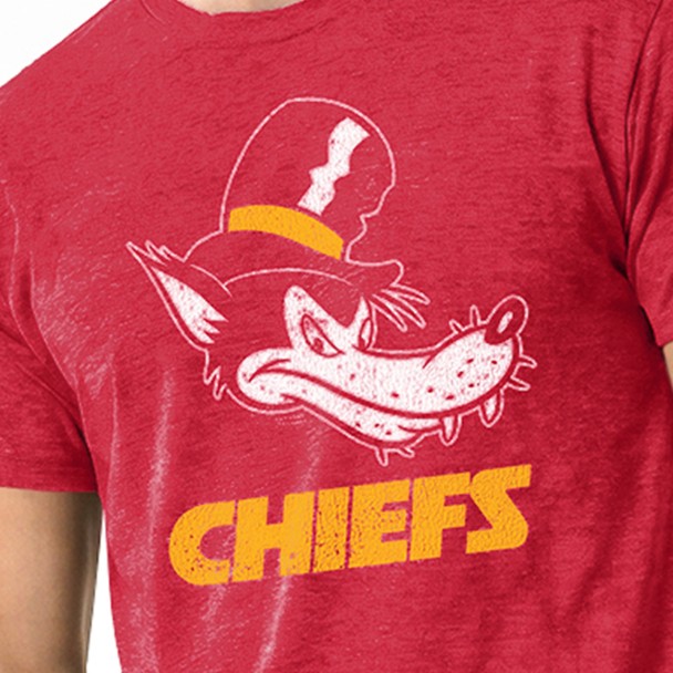 Big Bad Wolf - Kansas City Chiefs T-shirt for Adults - Disney  Champion NFL