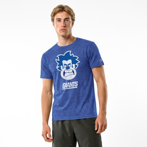 Wreck-It Ralph - New York Giants T-shirt for Adults - Disney Champion NFL