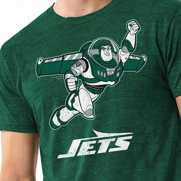Buzz Lightyear - New York Jets T-shirt for Adults - Disney Champion NFL
