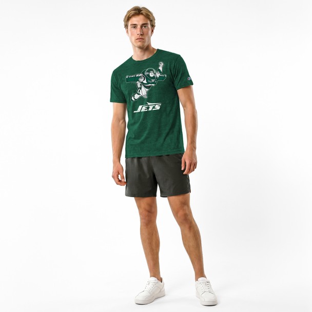 Buzz Lightyear - New York Jets T-shirt for Adults - Disney Champion NFL