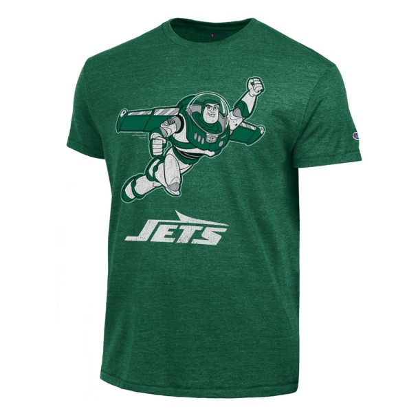 Buzz Lightyear – New York Jets T-shirt for Adults – Disney  Champion NFL