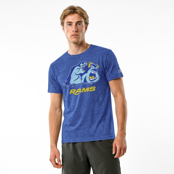 Sulley - Los Angeles Rams T-shirt for Adults - Disney Champion NFL