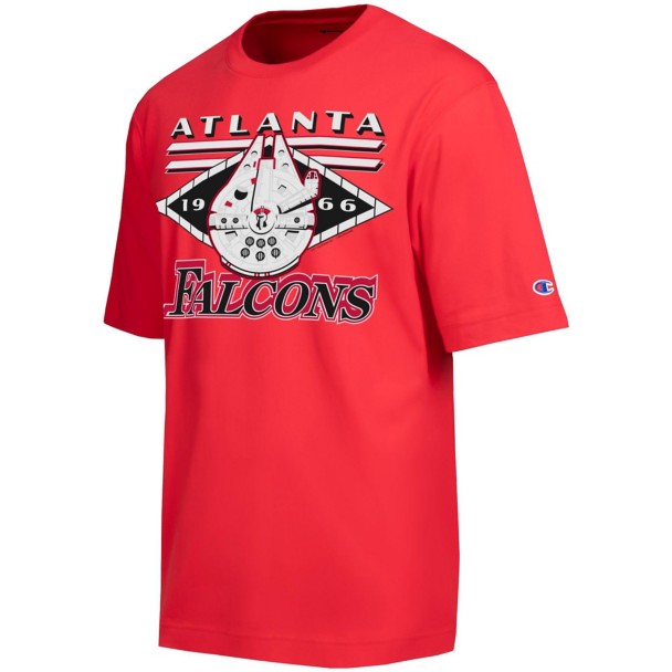 Millennium Falcon – Atlanta Falcons T-Shirt for Adults – Disney  Champion NFL