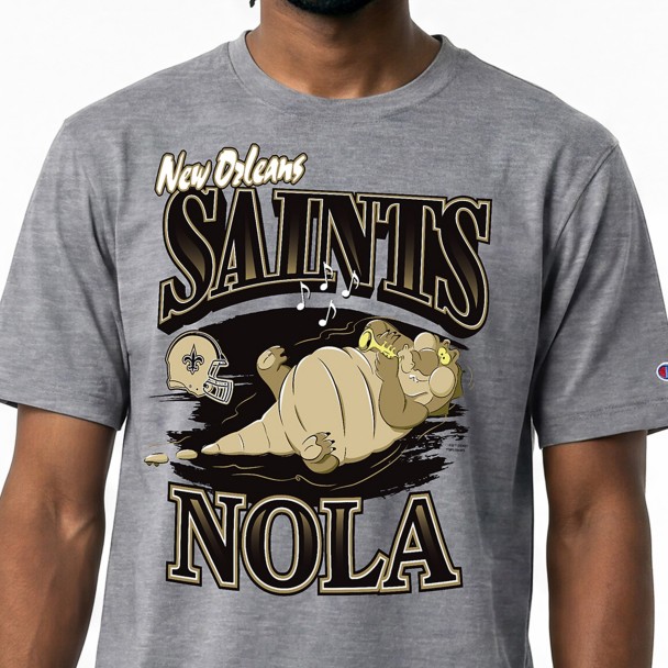 Louis - New Orleans Saints T-Shirt for Adults - Disney  Champion NFL
