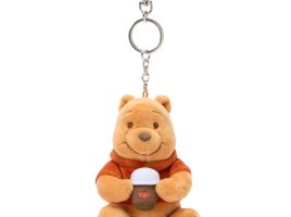 Winnie the Pooh ”Fall Vibes” Plush Keychain Bag Charm – 4 1/2” – Exclusive