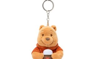 Winnie the Pooh ”Fall Vibes” Plush Keychain Bag Charm – 4 1/2” – Exclusive