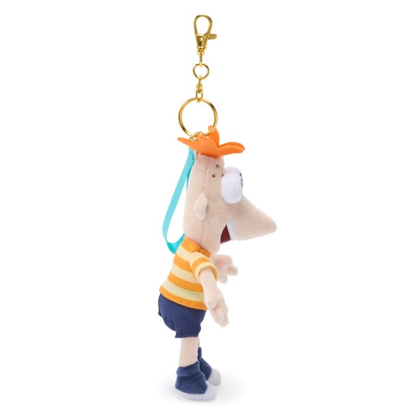 Phineas Flynn Plush Keychain Bag Charm - Phineas and Ferb - 8'' - Disney Store Japan