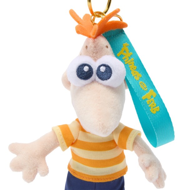 Phineas Flynn Plush Keychain Bag Charm - Phineas and Ferb - 8'' - Disney Store Japan