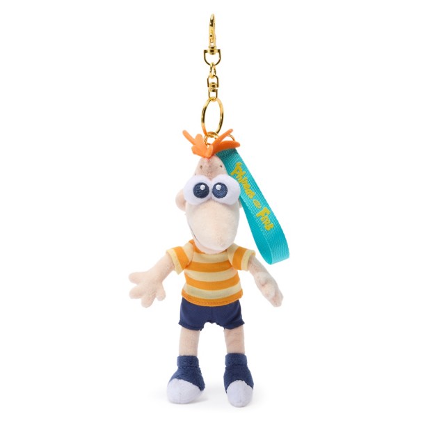 Phineas Flynn Plush Keychain Bag Charm – Phineas and Ferb – 8” – Disney Store Japan