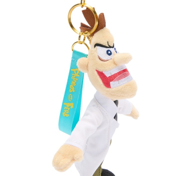Dr. Heinz Doofenschmirtz Plush Keychain Bag Charm - Phineas and Ferb - 8'' - Disney Store Japan