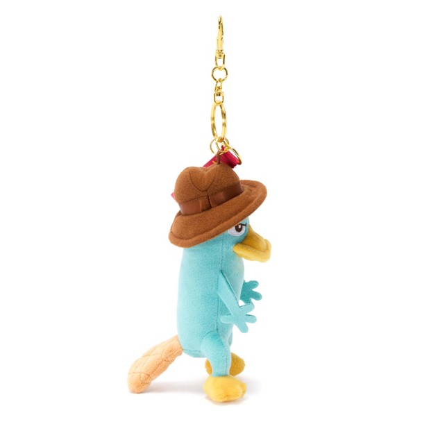 Perry as ''Agent P'' Plush Keychain Bag Charm - Phineas and Ferb - 7'' - Disney Store Japan