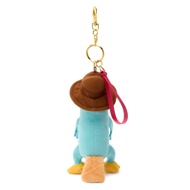 Perry as ''Agent P'' Plush Keychain Bag Charm - Phineas and Ferb - 7'' - Disney Store Japan