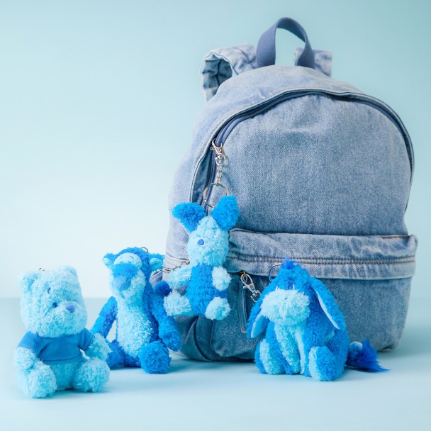 Eeyore Plush Keychain Bag Charm - Winnie the Pooh - Blue - 5'' - Exclusive - D23 The Ultimate Disney Fan Event