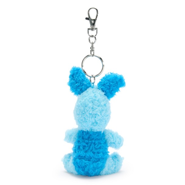 Piglet Plush Keychain Bag Charm - Winnie the Pooh - Blue - 5 1/2'' - Exclusive - D23 The Ultimate Disney Fan Event