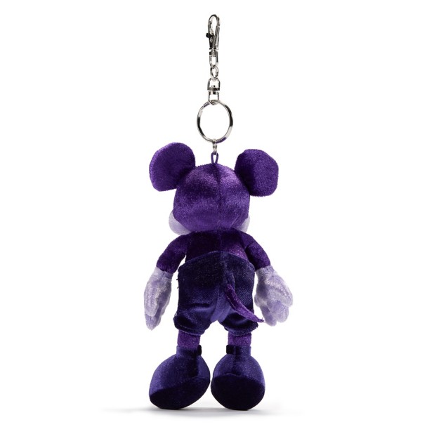 Mickey Mouse Plush Keychain Bag Charm - Purple - 7 1/4'' - Exclusive - D23 The Ultimate Disney Fan Event