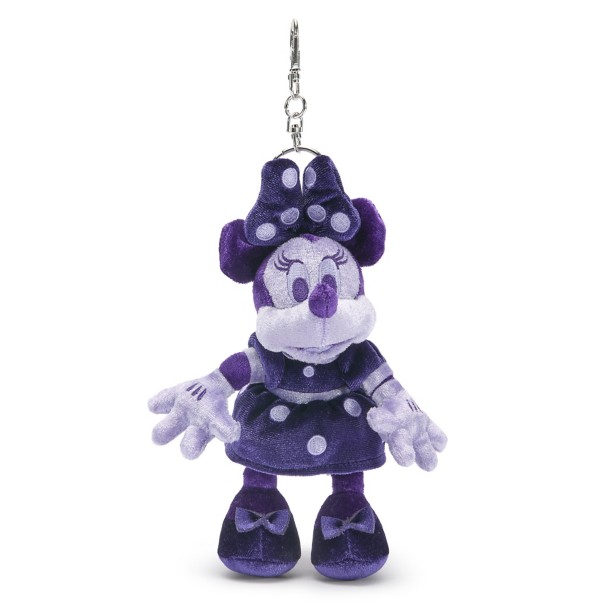 Pluto Plush Keychain Bag Charm - Purple - 7 1/4'' - Exclusive - D23 The Ultimate Disney Fan Event