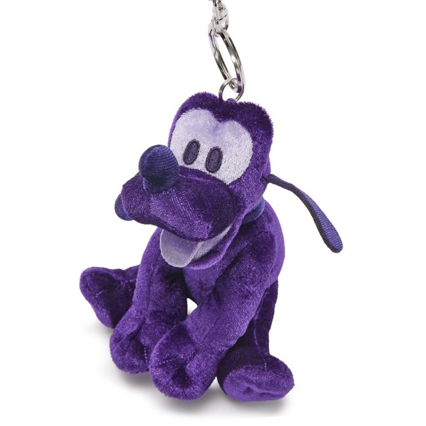 Pluto Plush Keychain Bag Charm - Purple - 7 1/4'' - Exclusive - D23 The Ultimate Disney Fan Event