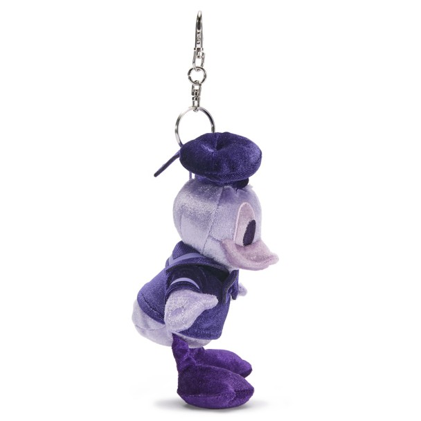 Donald Duck Plush Keychain Bag Charm - Purple - 7 1/4'' - Exclusive - D23 The Ultimate Disney Fan Event