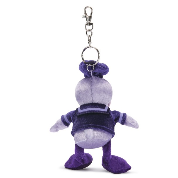 Donald Duck Plush Keychain Bag Charm - Purple - 7 1/4'' - Exclusive - D23 The Ultimate Disney Fan Event