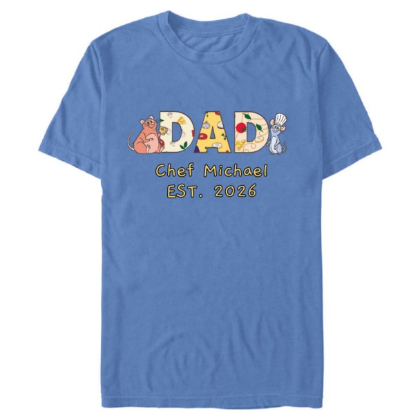 Ratatouille ”Dad” Family Trip T-Shirt for Adults – Customized | Disney Store