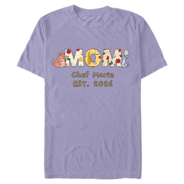 Ratatouille ”Mom” Family Trip T-Shirt for Adults – Customized | Disney Store