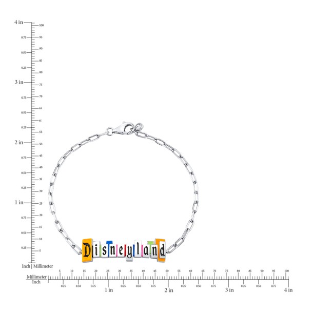 Disneyland Marquee Bracelet by CRISLU - Platinum