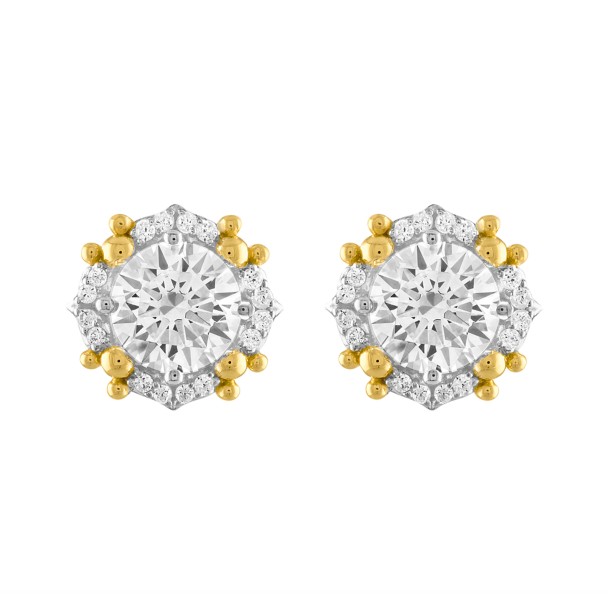 Mickey Mouse Icon Curved Stone Stud Earrings by Kendra Scott
