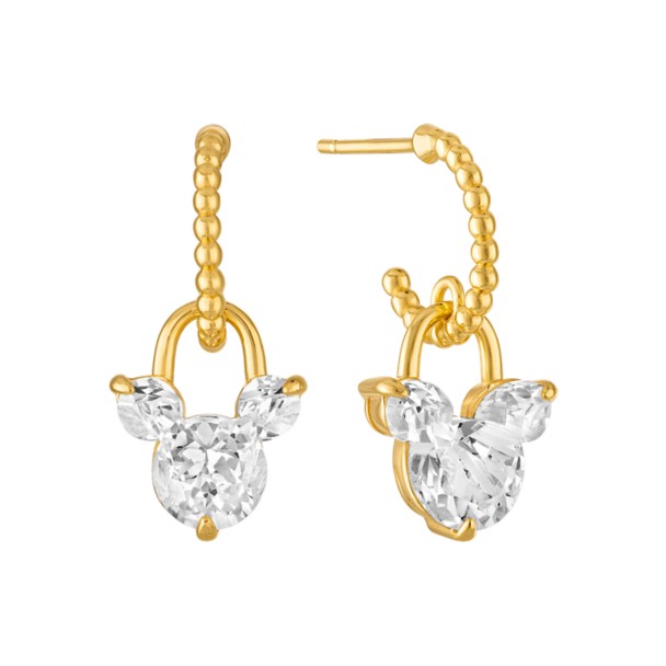 Mickey Mouse Icon Curved Stone Stud Earrings by Kendra Scott