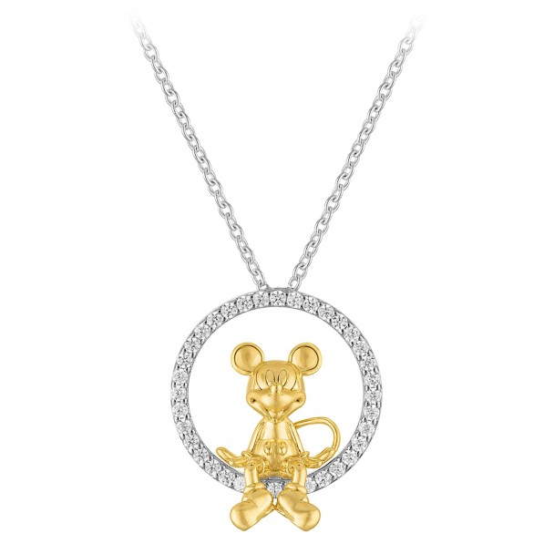 Mickey Mouse Icon Key Necklace by Rebecca Hook