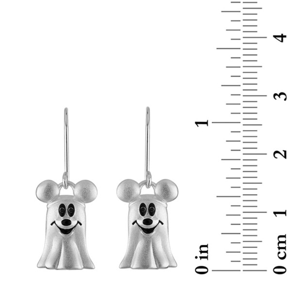 Mickey Mouse Ghost Earrings by Rebecca Hook