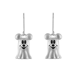 Mickey Mouse Ghost Earrings by Rebecca Hook