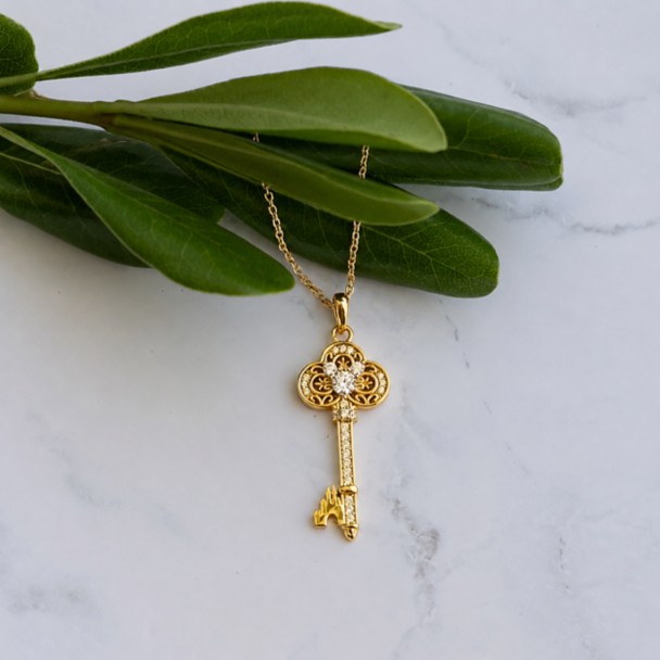 Mickey Mouse Icon Key Necklace by Rebecca Hook