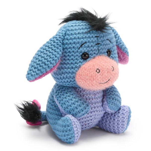 Eeyore Knit Plush - Winnie the Pooh - Disney Cozy Companions - 7 1/2'' - Exclusive