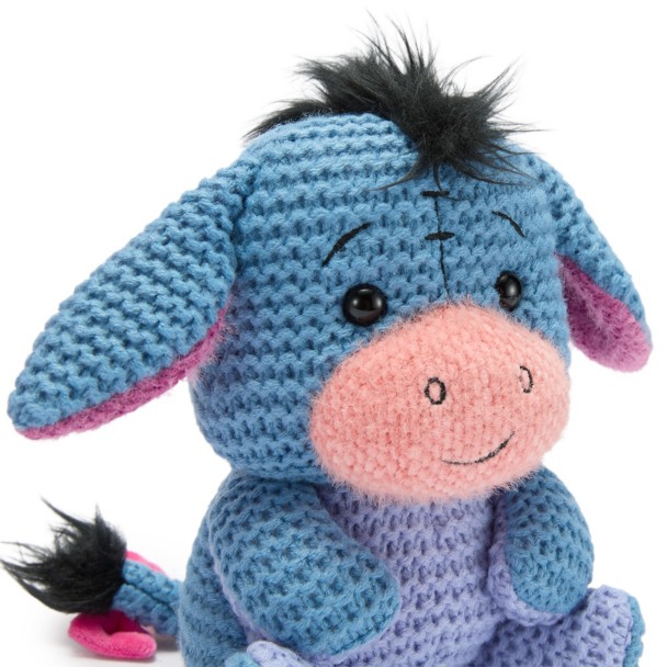 Eeyore Knit Plush - Winnie the Pooh - Disney Cozy Companions - 7 1/2'' - Exclusive