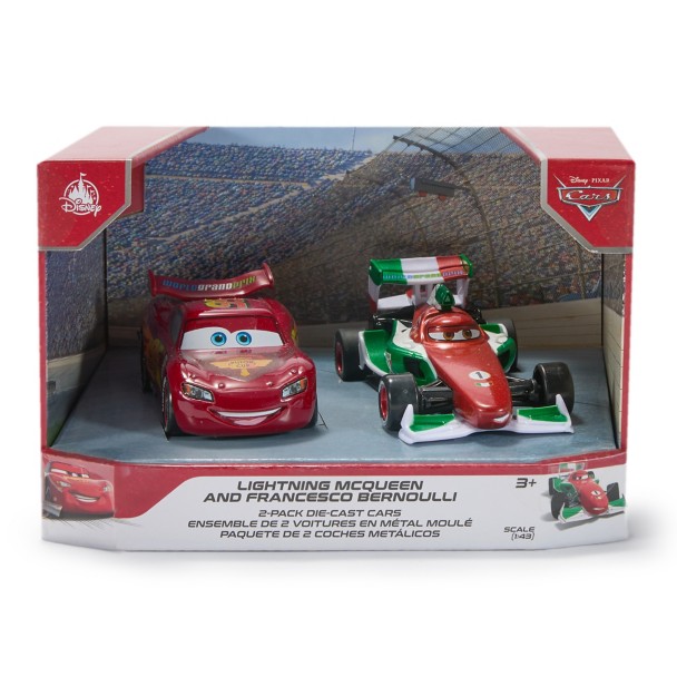 Lightning McQueen and Francesco Bernoulli Die Cast Twin Pack - Cars