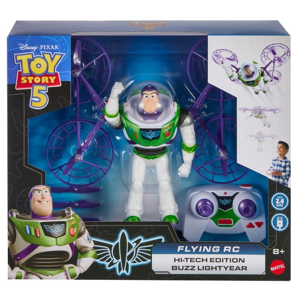 Buzz Lightyear Flying RC Hi-Tech Edition Action Figure - Toy Story 5
