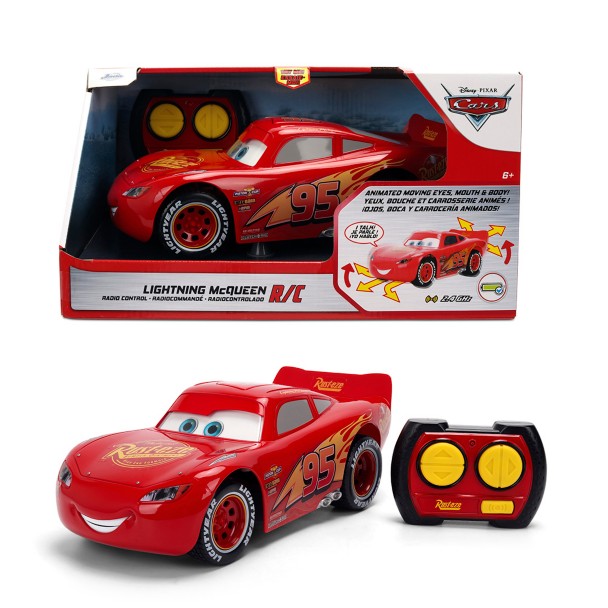Lightning McQueen RC Animated Vehicle by Jada - Cars