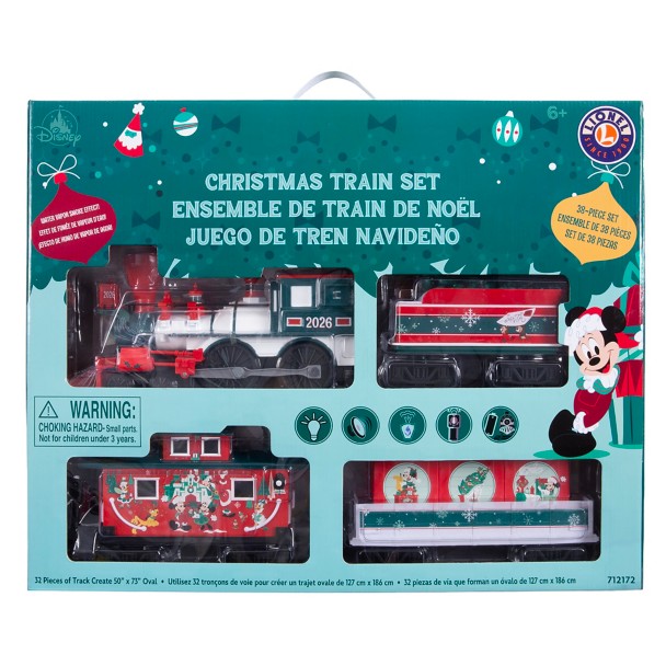 Mickey Mouse and Friends 2026 Christmas Train Set by Lionel