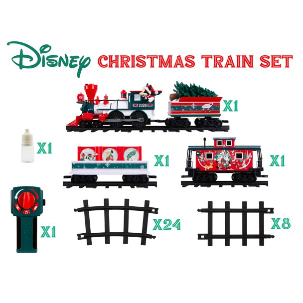 Mickey Mouse and Friends 2026 Christmas Train Set by Lionel