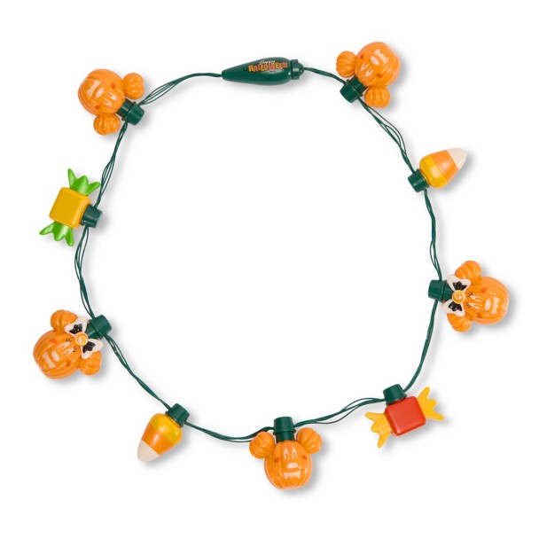 Mickey Mouse Jack-o'-Lantern Wreath Halloween Earrings