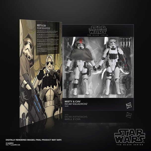 Misty & Cav (SCAR Squadron) Action Figure Set by Hasbro - Star Wars The Black Series